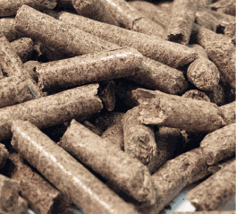 Pellets produced from napier grass