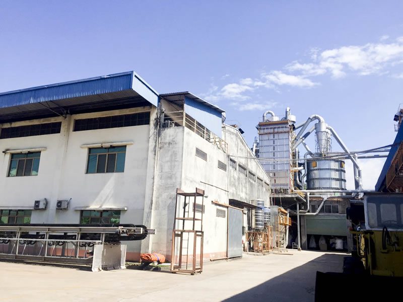Wood pellet production line at the TSUNG CHANG Vietnam plant