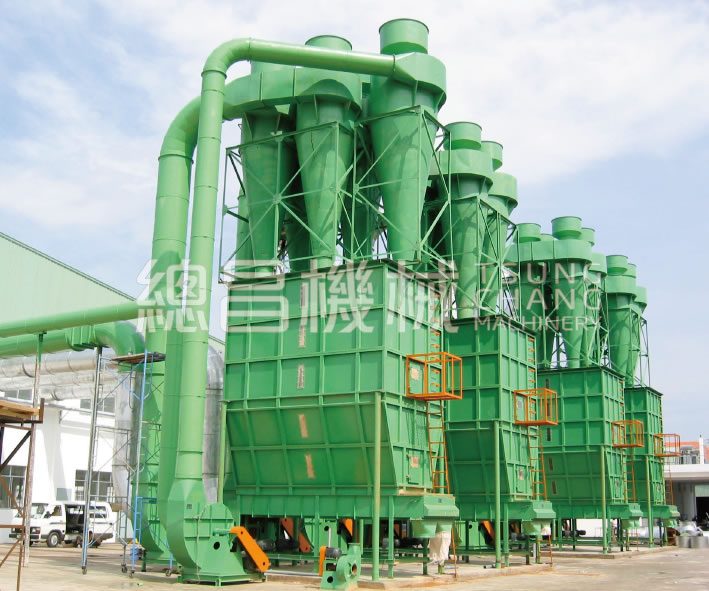 TSUNG CHANG cyclone dust collection system installation