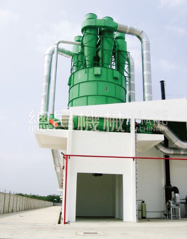 TSUNG CHANG cyclone separator and storage bin assembly