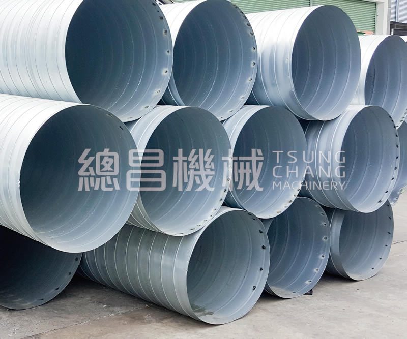 Finished TSUNG CHANG spiral ducts
