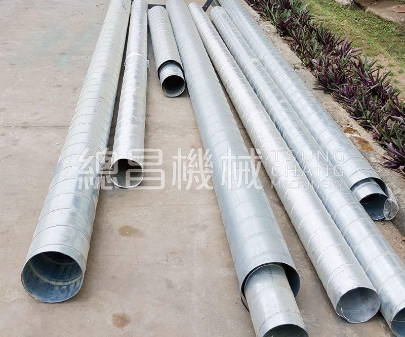 TSUNG CHANG galvanised spiral straight ducts